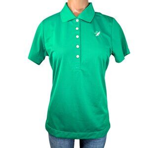 Nike Small NWT Kelly Green Dri-Fit Short Sleeve Golf Polo The International